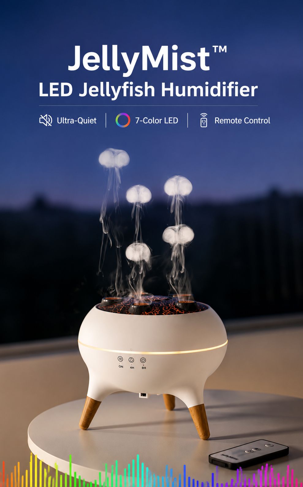 JellyMist™ LED Jellyfish Humidifier