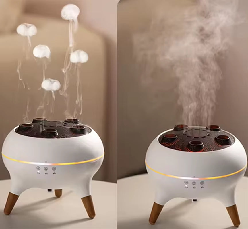 JellyMist™ LED Jellyfish Humidifier
 250Ml Essential Oil Diffuser Remote Control Bedroom Humidifier with 7 Colorful Night Lights